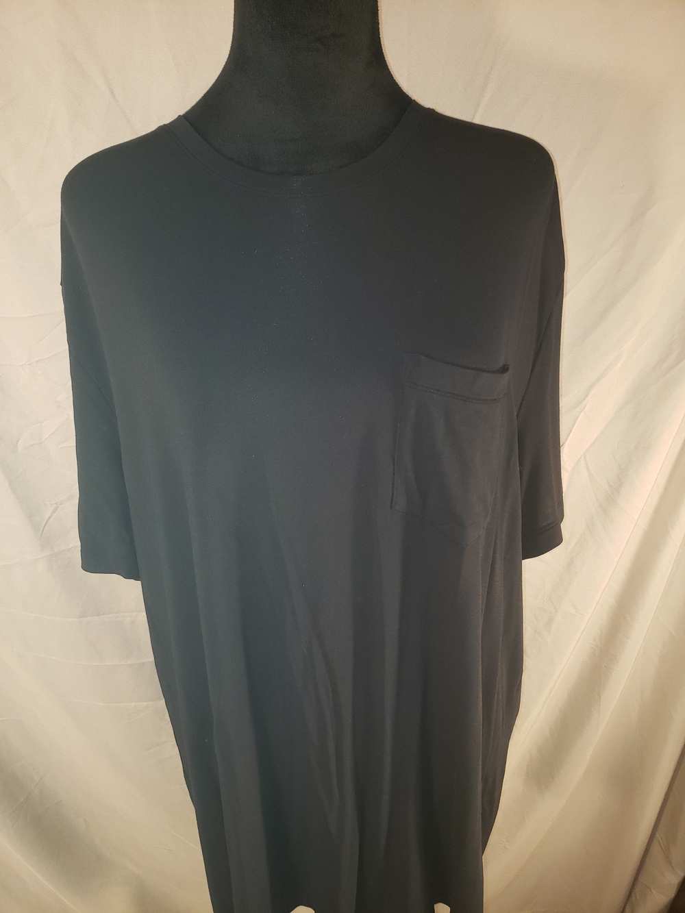 Tommy John Black Short-Sleeve Pocket Crew Tee - XL